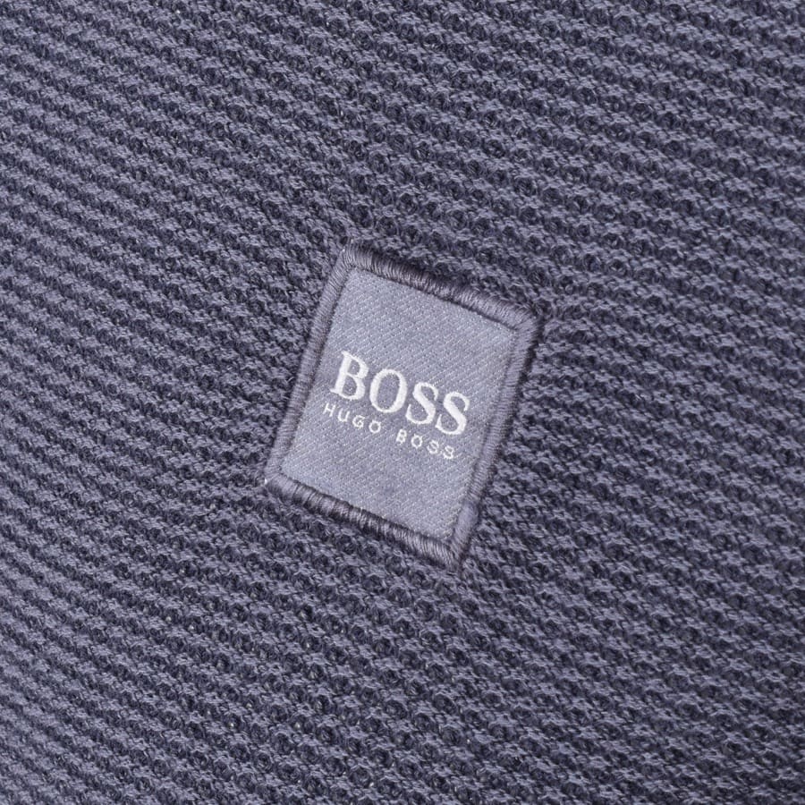 Alternative Image for ProductBOSS Ampagne Knitted Jumper in Blue3